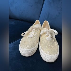 Keds X Kate Spade Celebration Sparkly Sneakers WORN ONCE